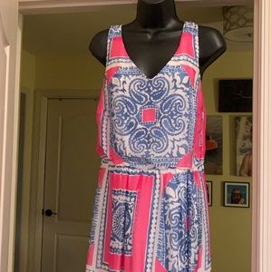 Vineyard Vines silk maxi dress